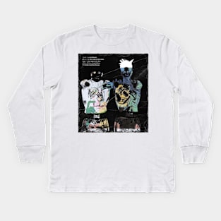 Basquiat & Andy Warhol Kids Long Sleeve T-Shirt